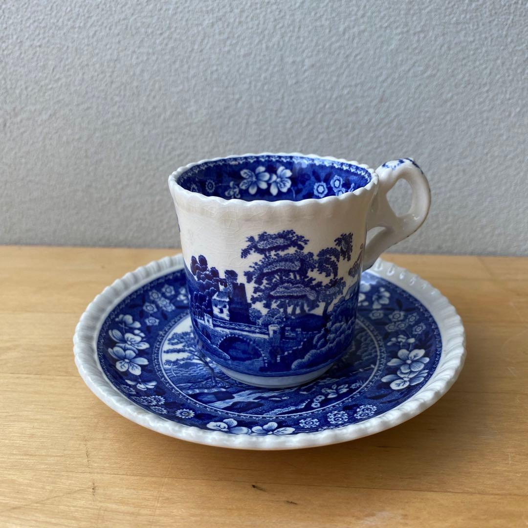 スポード デミタス カップ&ソーサー ブルー タワー 廃盤 - メルカリ