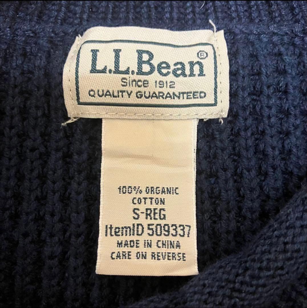 L.L.Bean TikTokロゴ ネイビーセーター
