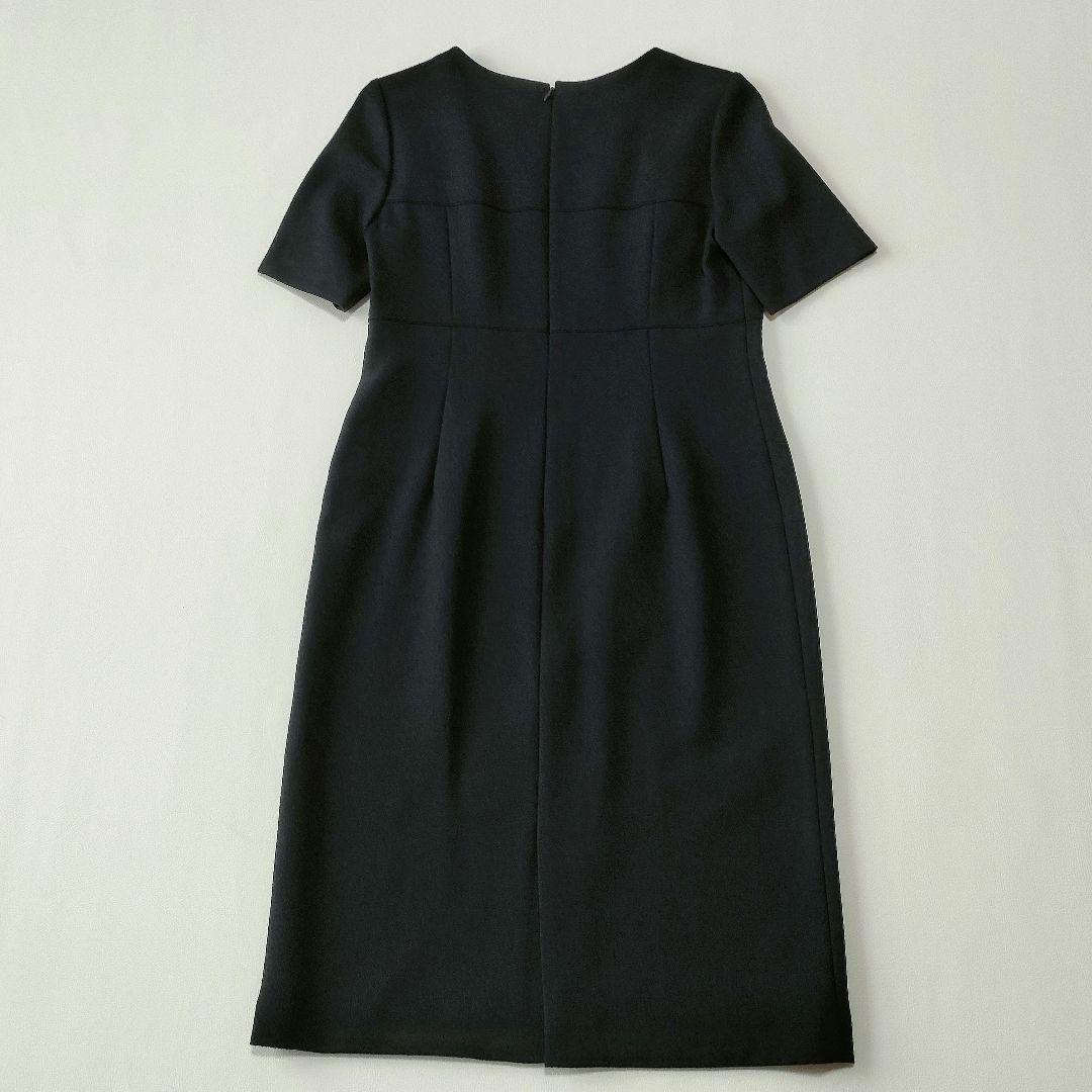 東京イギン　高級フォーマルジャケットワンピースセット　ネイビー　お受験