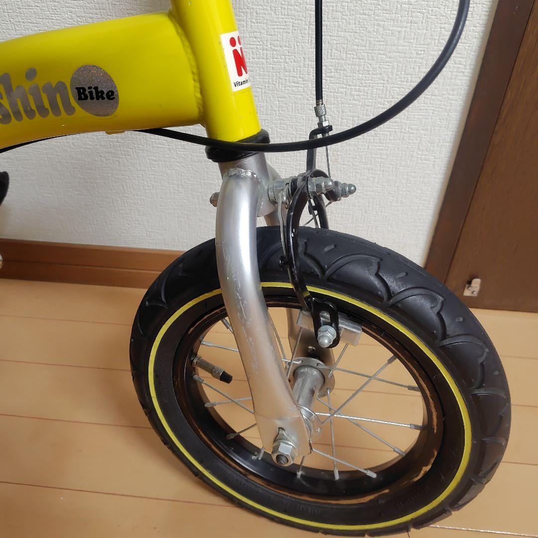 へんしんバイク 12インチ イエロー 自転車 軽量スポーツバイク
