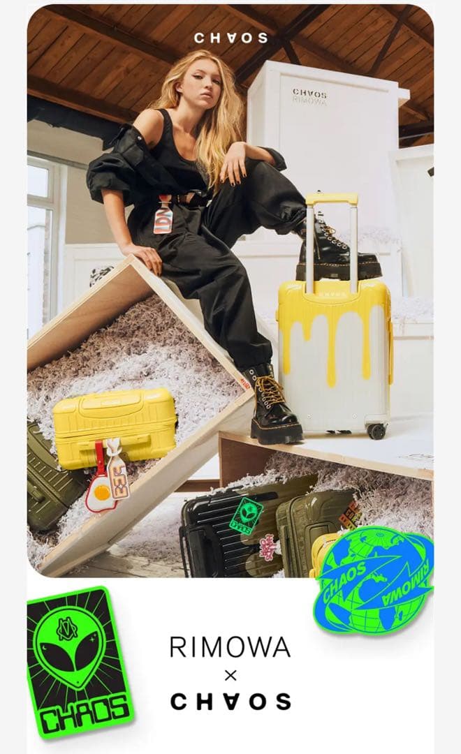 【新品】RIMOWA x CHAOS ESSENTIAL CABIN　機内持込可