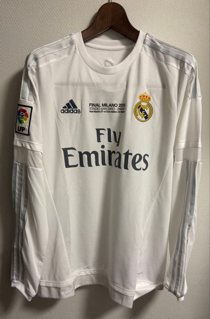 【正規品】レアル・マドリード 15/16 CL優勝記念ユニフォーム 長袖
