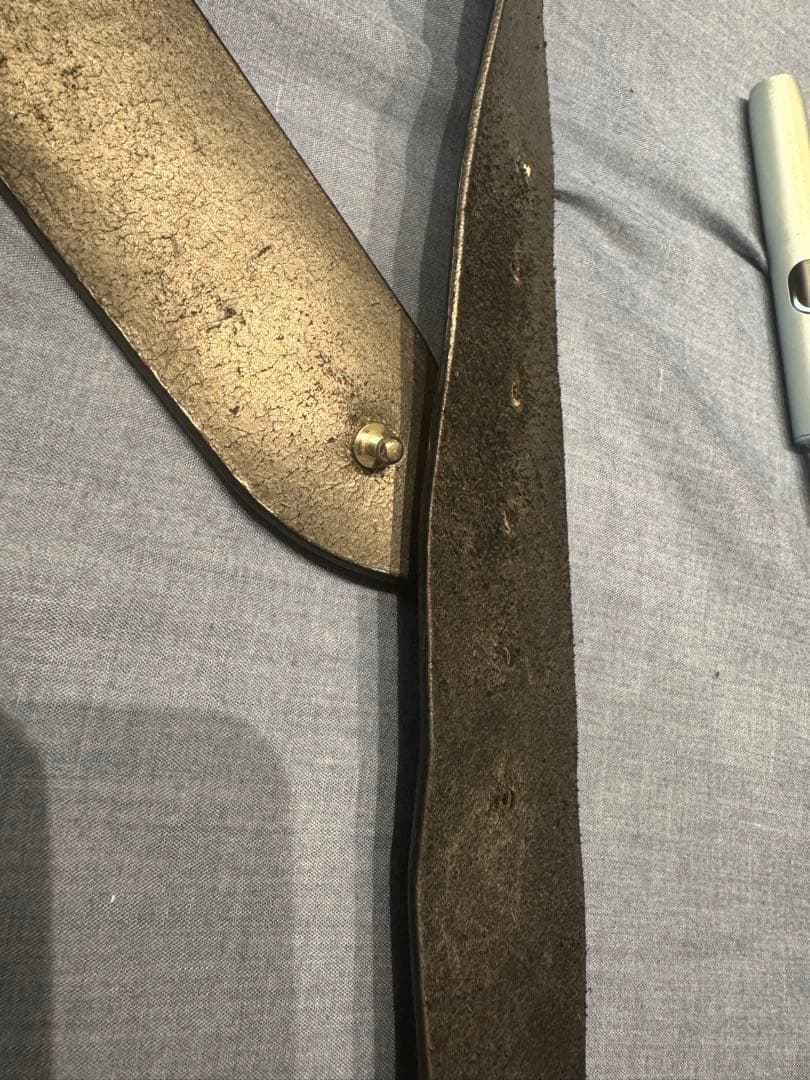 傷あり※ 高橋愛着用 メゾン マルジェラ レザーベルト 4ステッチ - メルカリ