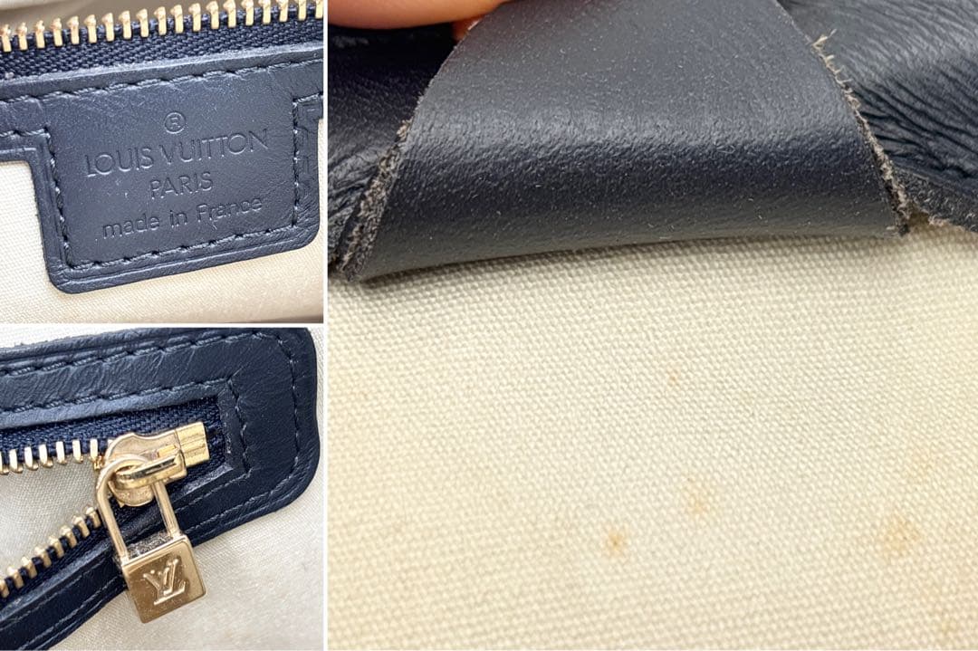 ルイ・ヴィトン モノグラムミニ M92214 ジョセフィーヌPM ブルー 青