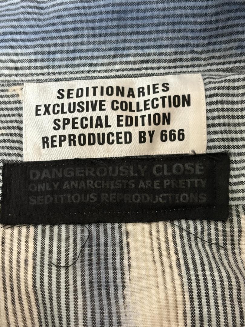 【希少・新品未使用】666製 セディショナリーズ アナーキーシャツ