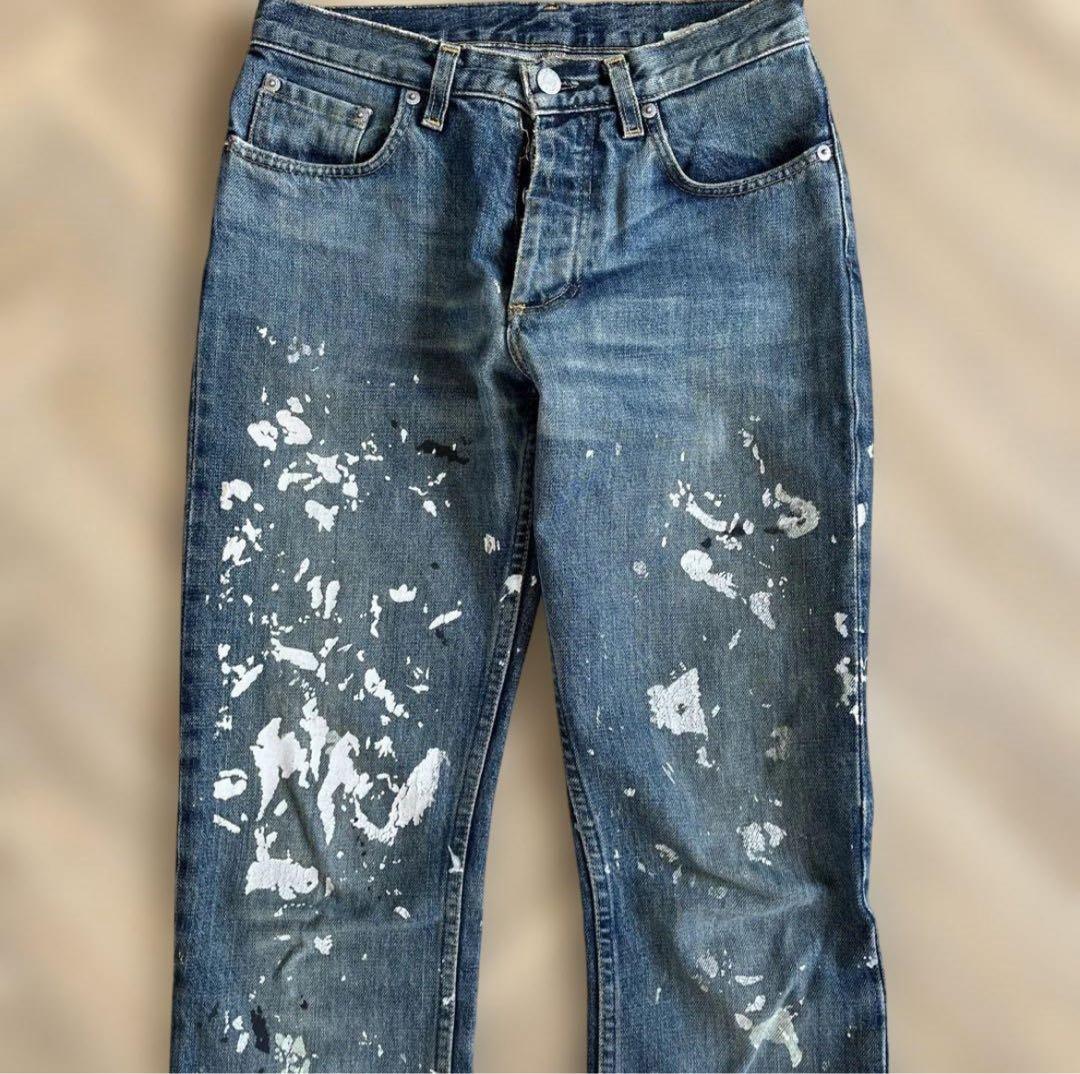 【美品】ヘルムートラング 1998 ペンキデニム 本人期