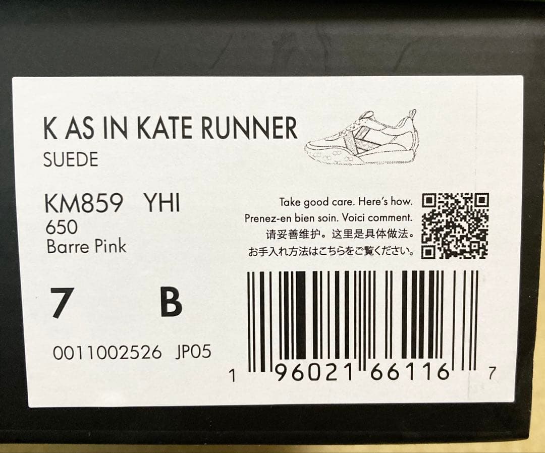 【mifor】kate spade KM859 ピンク スニーカー