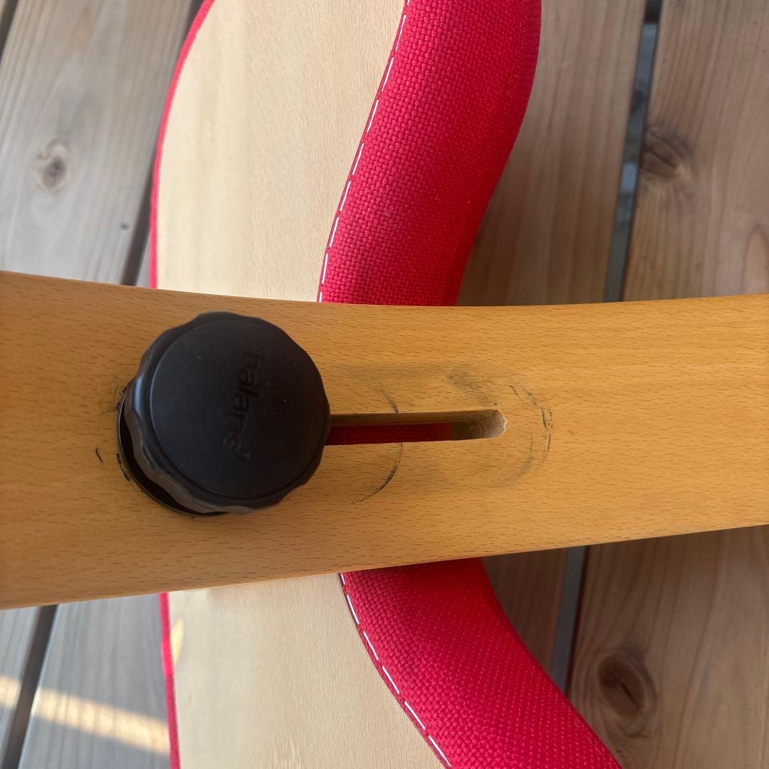 バランスチェアー★レッド★ピンク★姿勢矯正★サカモトハウス赤とピンク