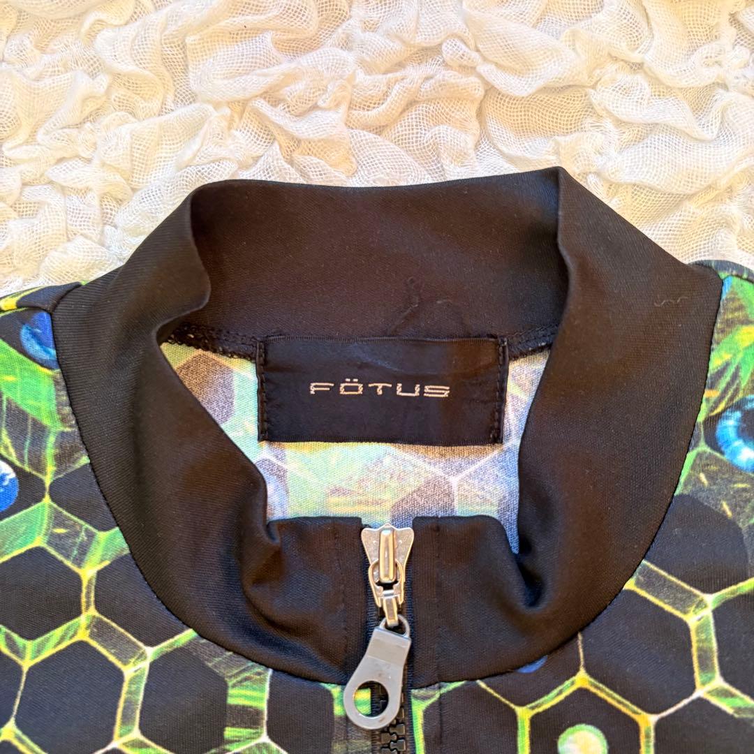 フェトウス FOTUS ハニカム柄 半袖サイクルシャツ サイバー系