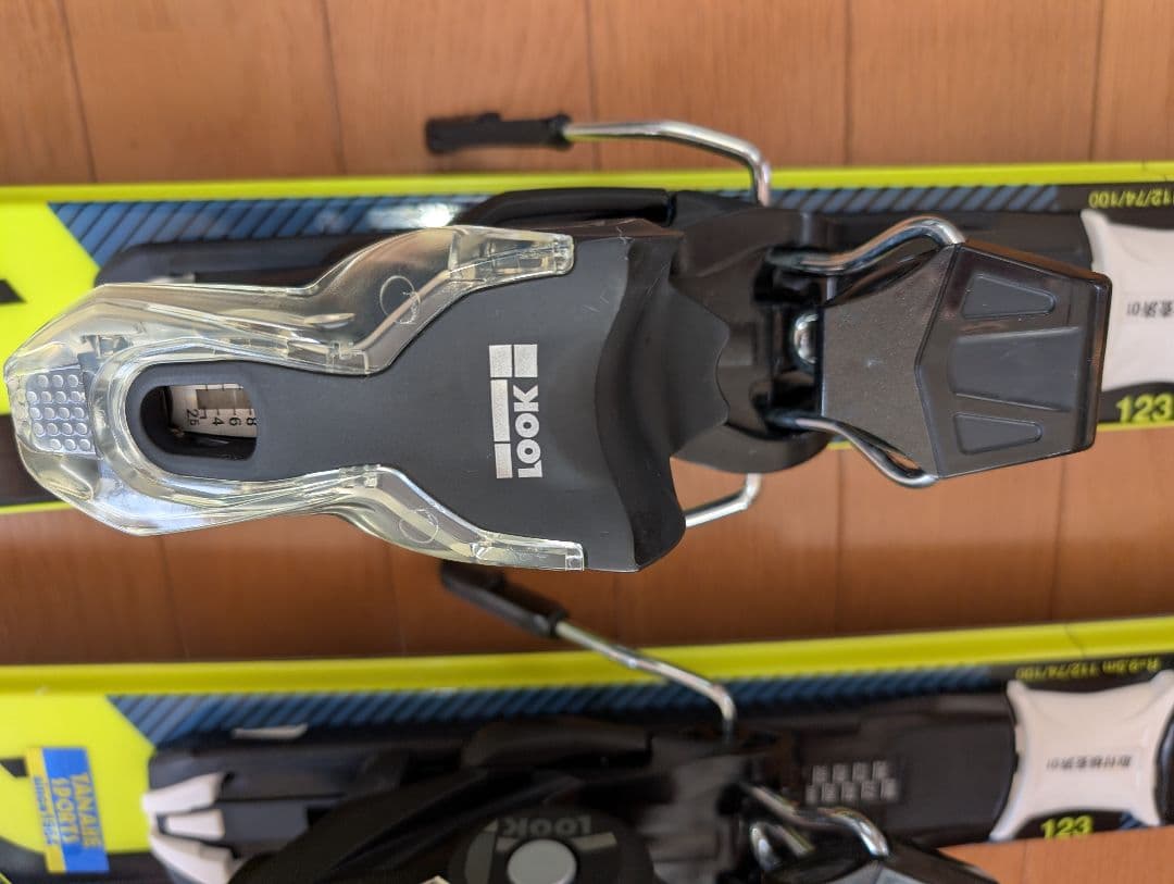 ショートスキー　板の長さ123cm