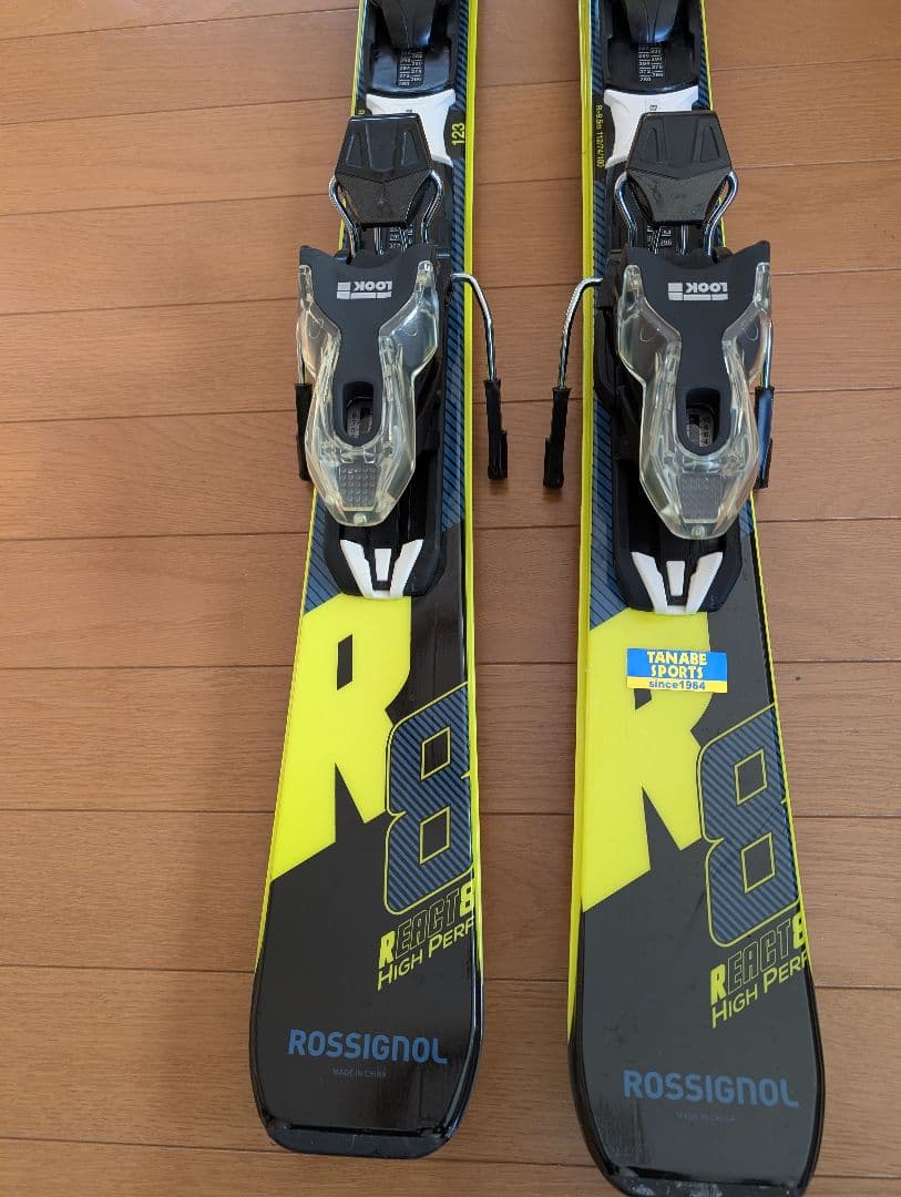 ショートスキー　板の長さ123cm