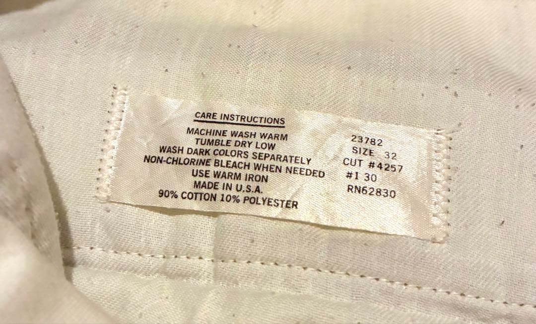 太畝 コーデュロイ メモリアルパンツ ハンドペイント ビンテージ 50sリメイク