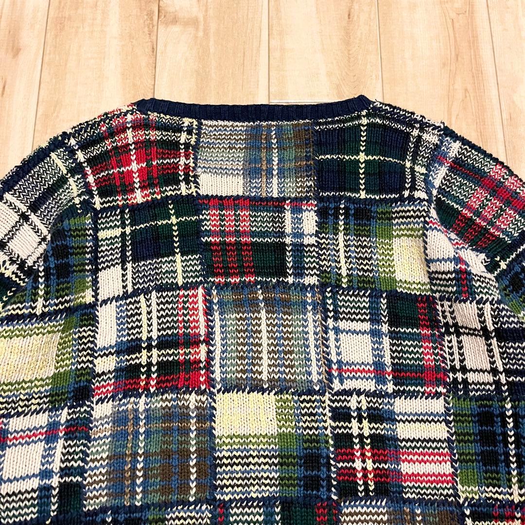 激レア！1990’s RALPH LAUREN “PATCHWORK” KNIT