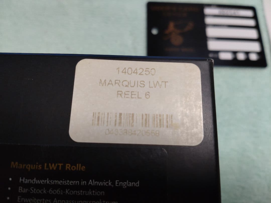 HARDY Marquis LWT ＃6 フライリール