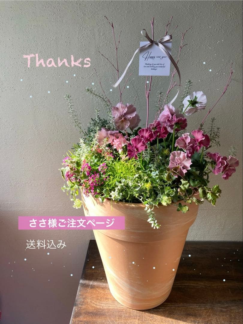 寄せ植え　ささページです