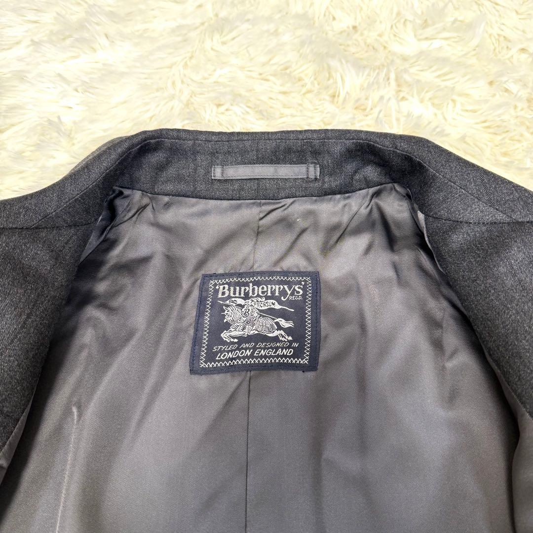 バーバリー Burberry ロング丈 ステンカラーコート シャドーチェック