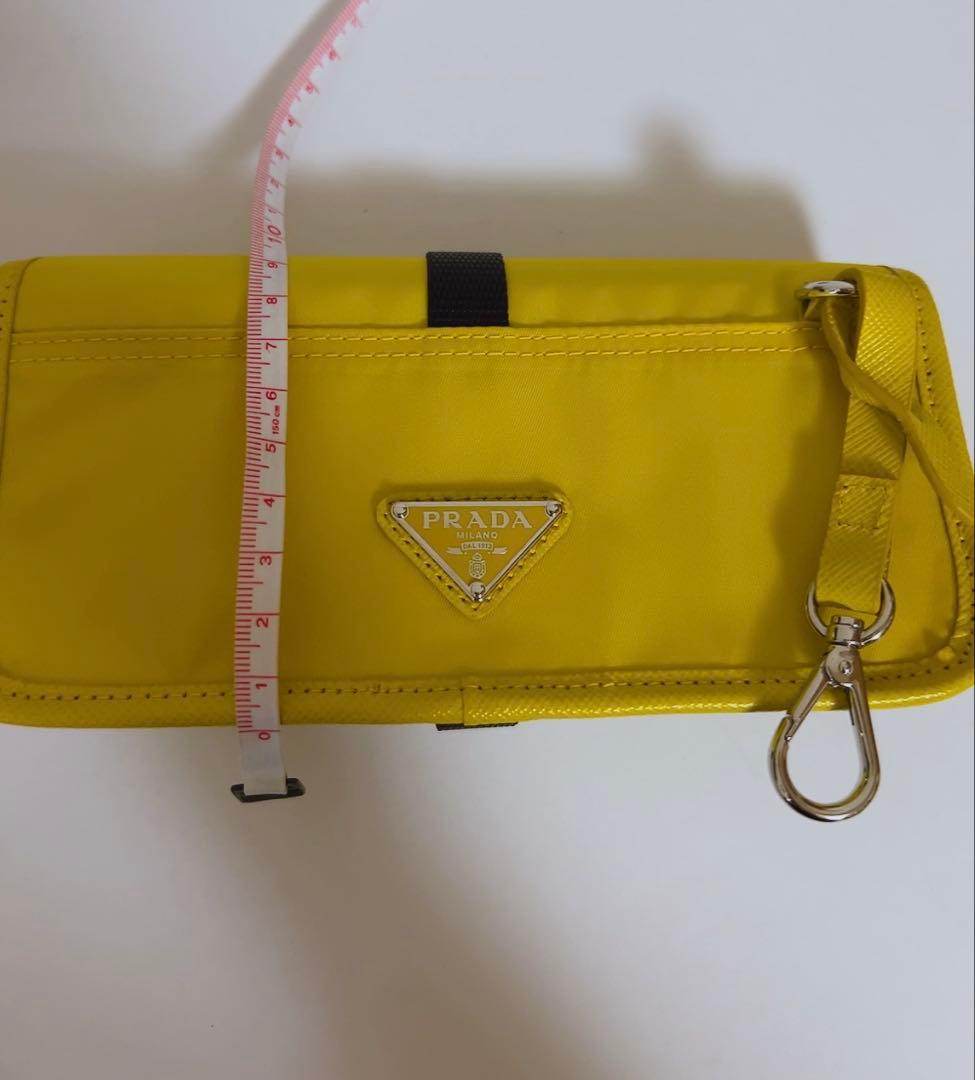 プラダ　PRADA メガネケース　未使用品　イエロー　黄色
