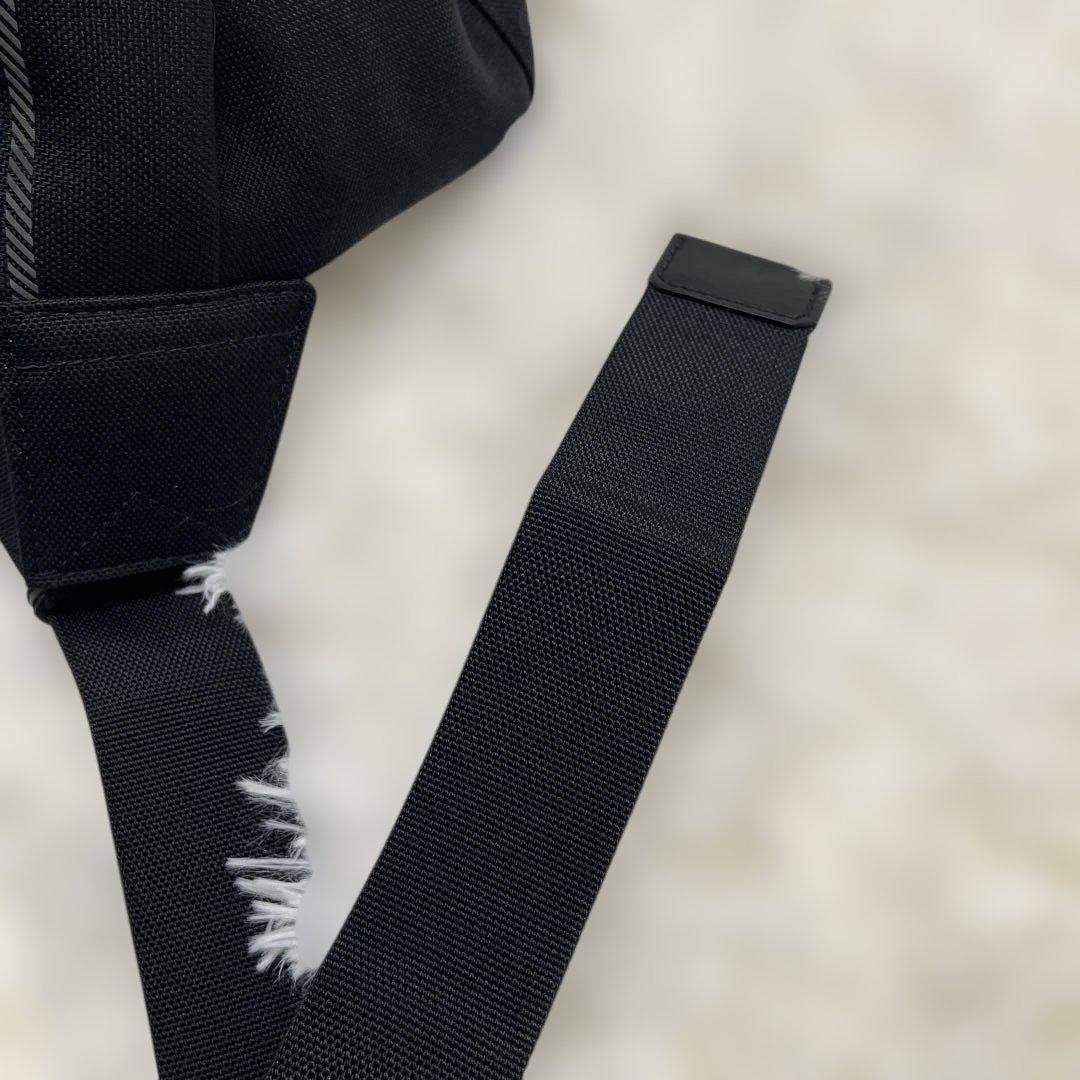 美品 BURBERRY バーバリー ボディ ウエスト バッグ メンズ 黒