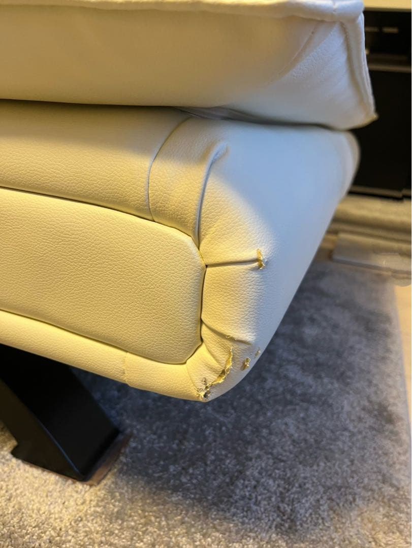 【FLORA】ニトリ ソファベッド　Nシールド　ホワイト