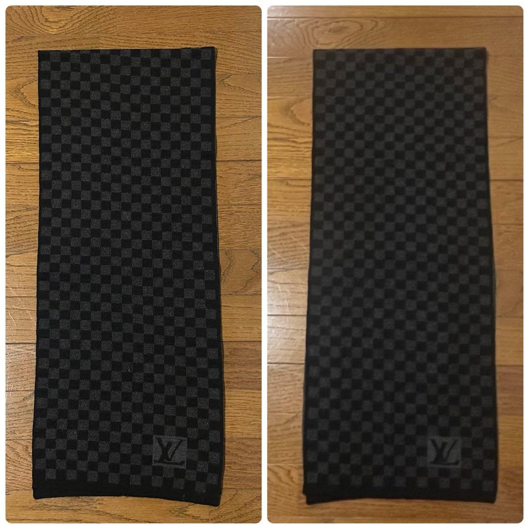 LOUIS VUITTON エシャルプ プティ ダミエ グラフィット LVロゴ