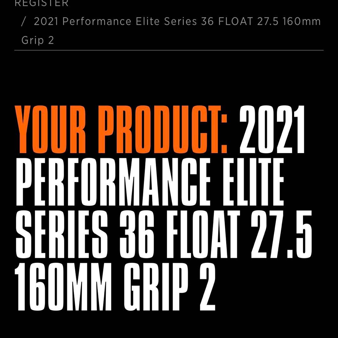 FOX 36 フロントサスペンション 27.5 160MM