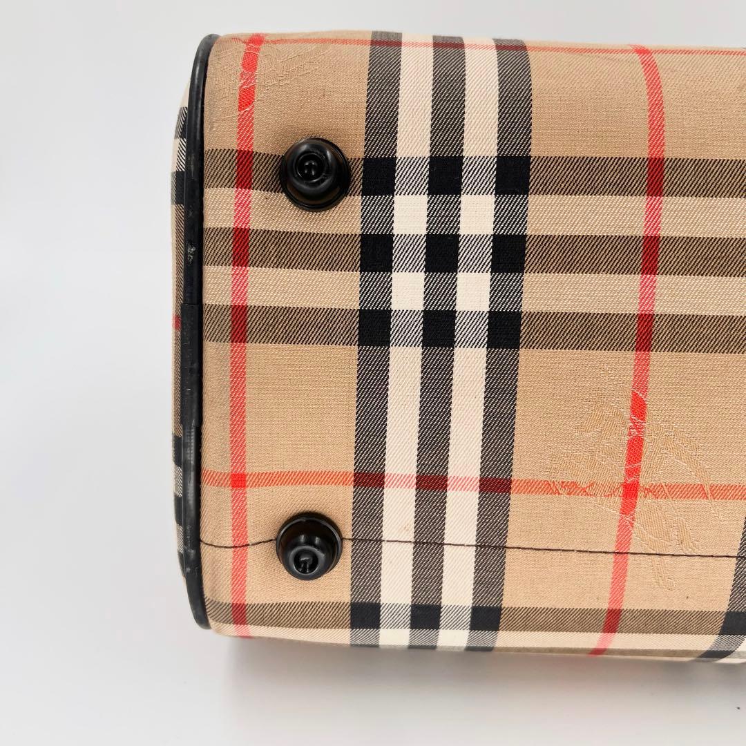 バーバリー ノバチェック ミニボストン バッグ 質屋鑑定済み
