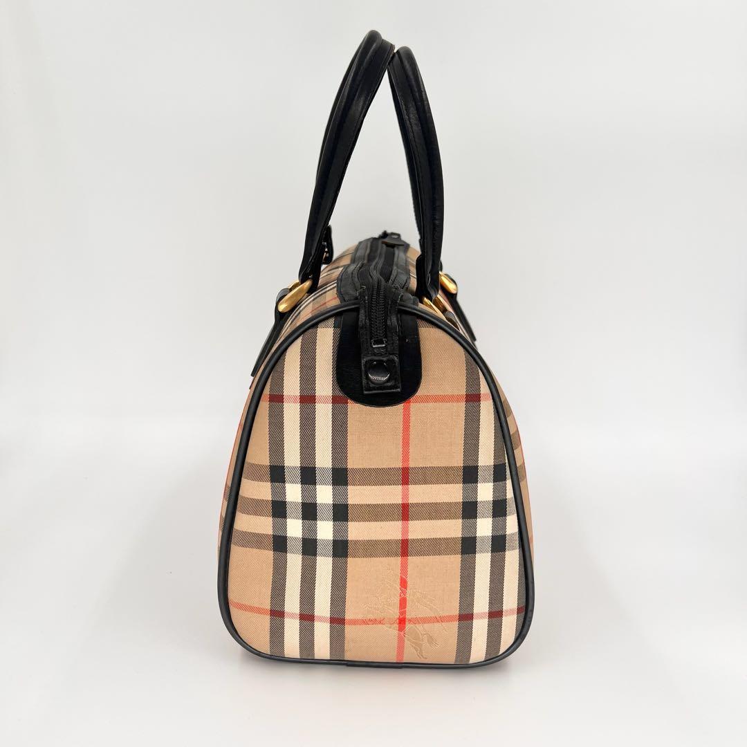 バーバリー ノバチェック ミニボストン バッグ 質屋鑑定済み
