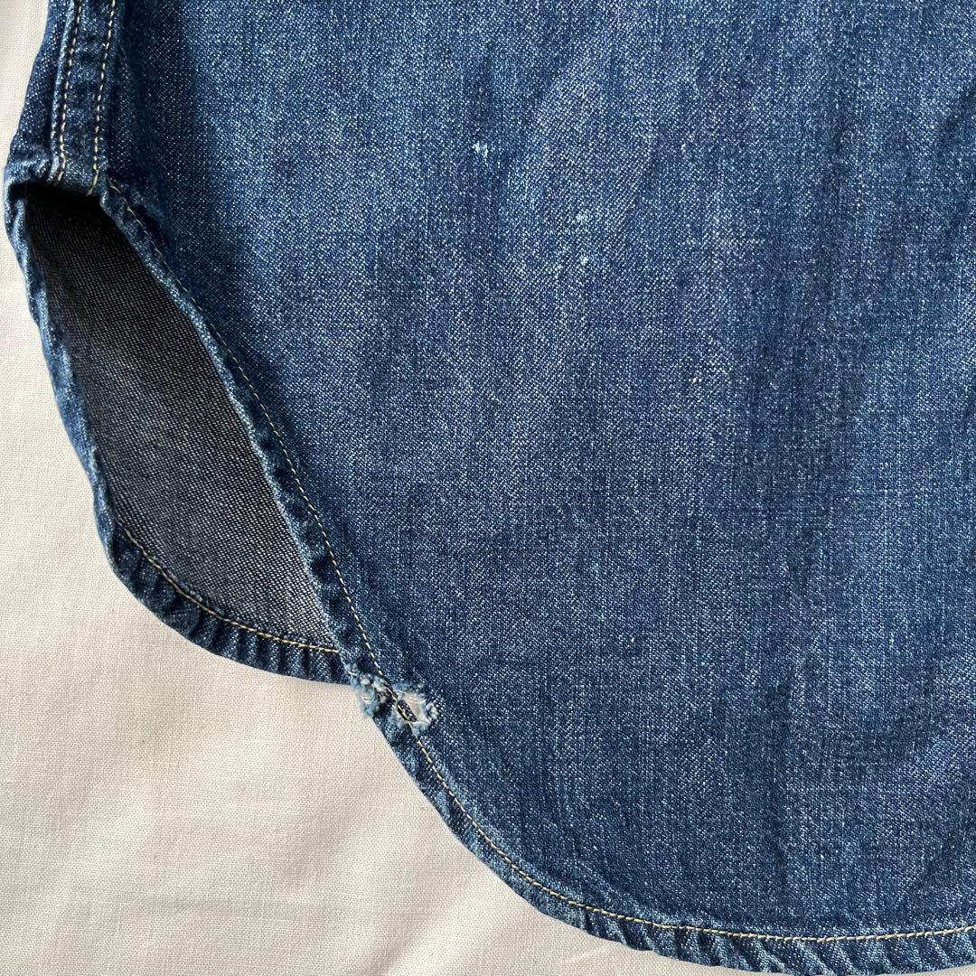 Levis ショートホーン デニム ウエスタン シャツ 日本製 リーバイス