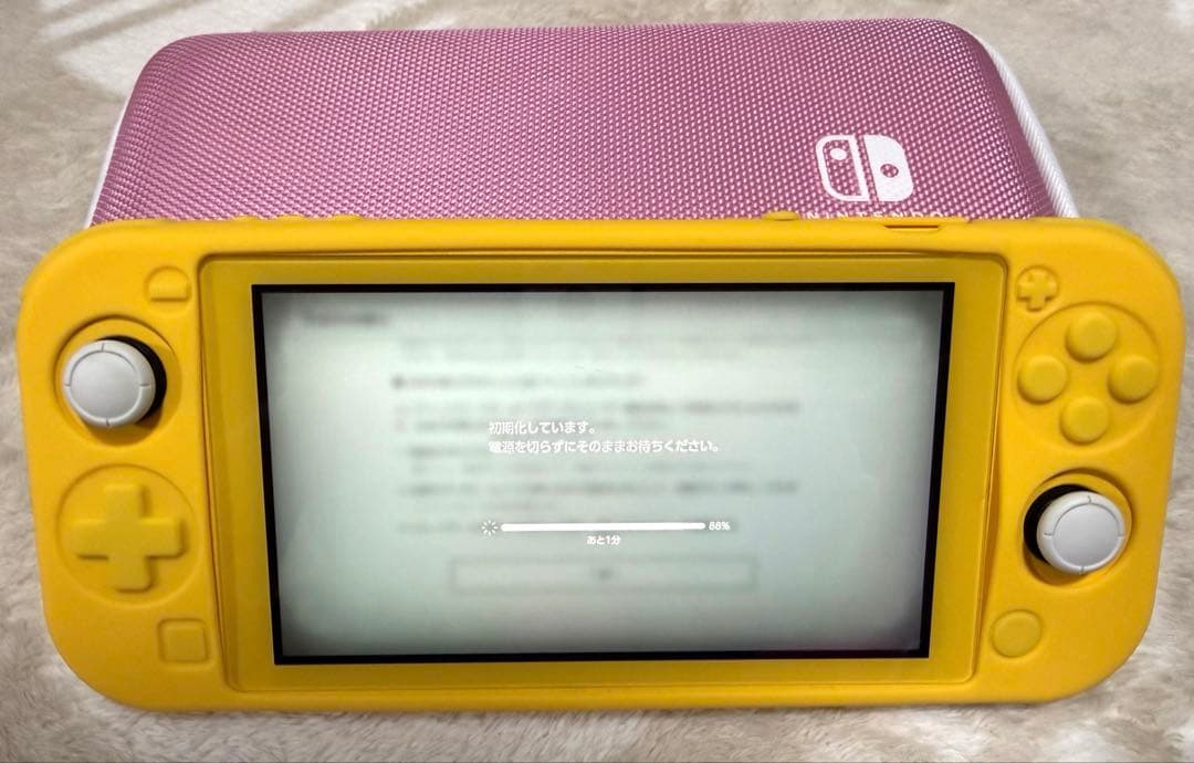 NintendoSwitch Lite イエロー 本体 ケース付 19日迄即発送
