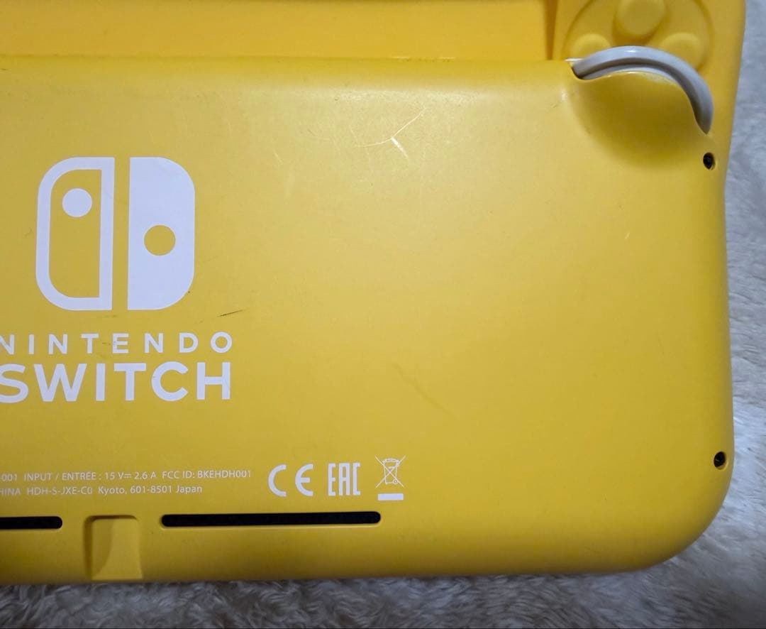 NintendoSwitch Lite イエロー 本体 ケース付 19日迄即発送
