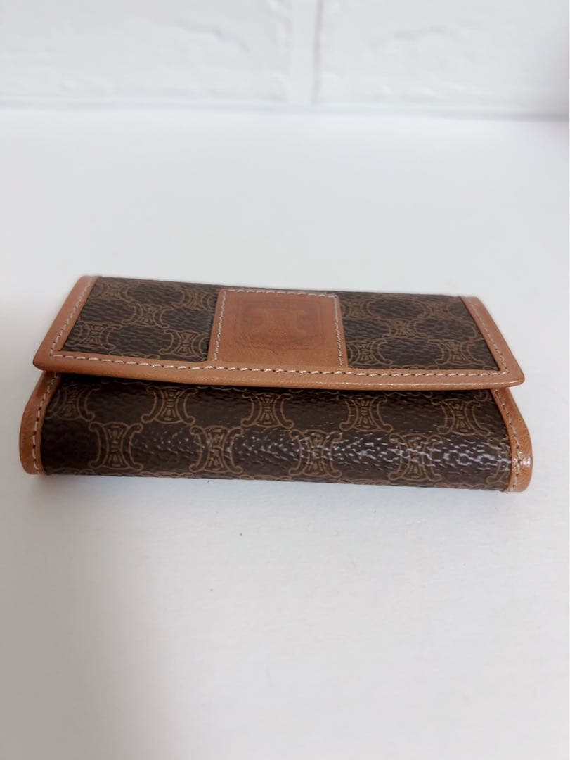 セリーヌ　CELINE キーケース　6連　ブラウン系　箱付き