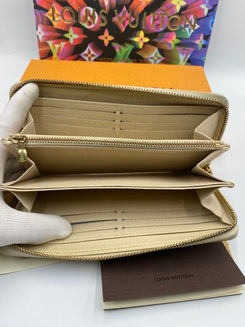 美品】ルイヴィトン ダミエ ジッピーウォレット ラウンドファスナー 長財布