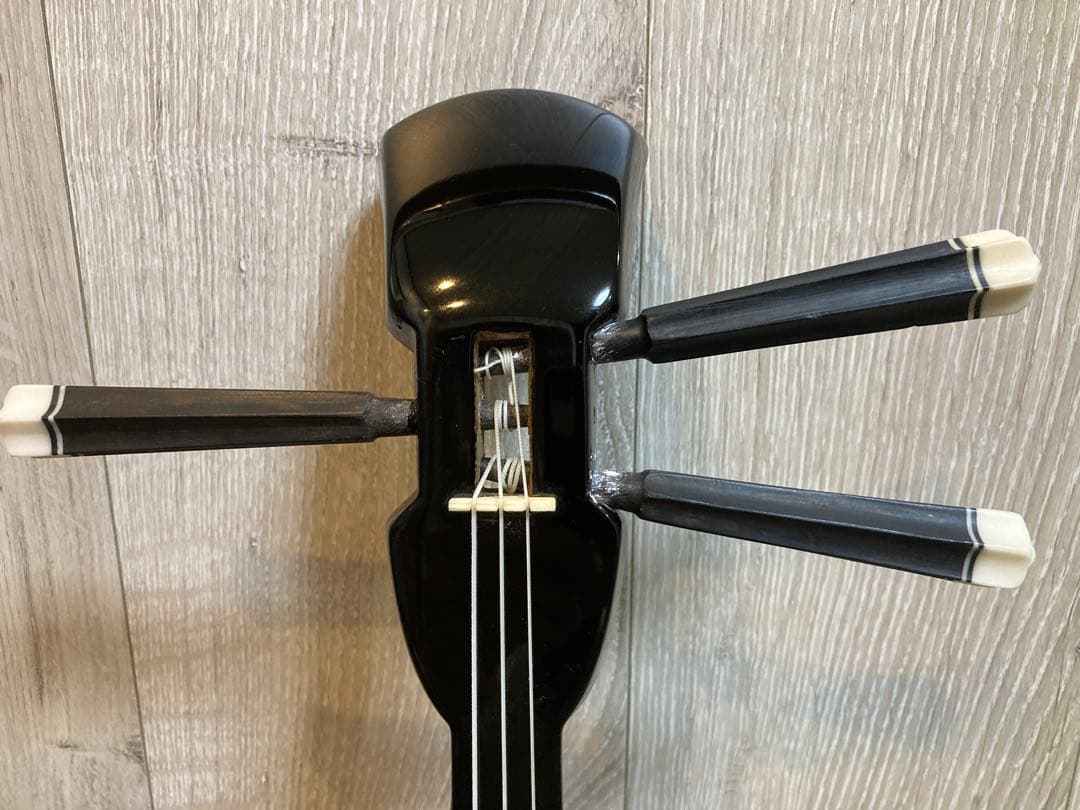 【美品】沖縄三線✨蛇皮強化張り