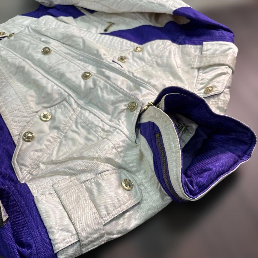 7W7 killy spectrum prism スキージャケット　白×紫　古着