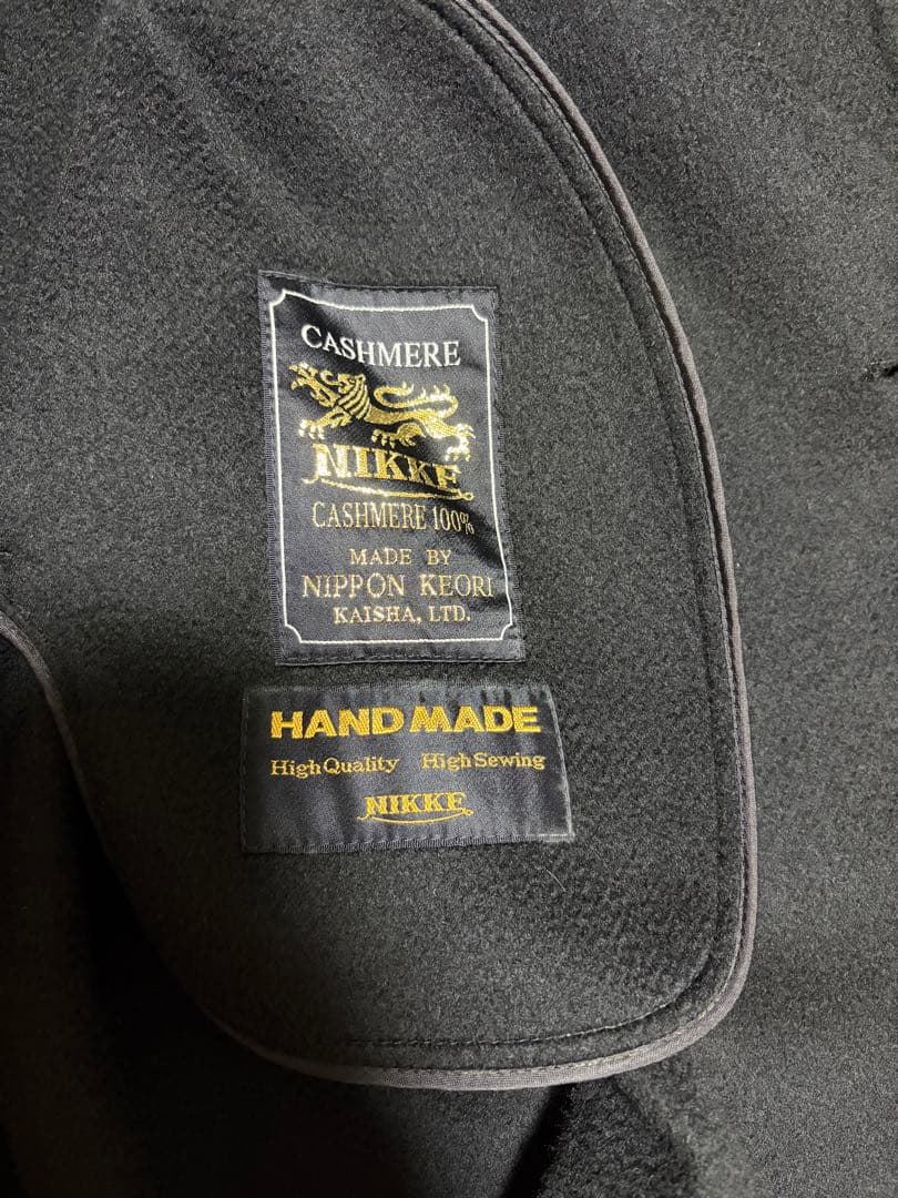 ⚠️期間限定⚠️ 極美品 高級カシミヤ100% コート ブラック