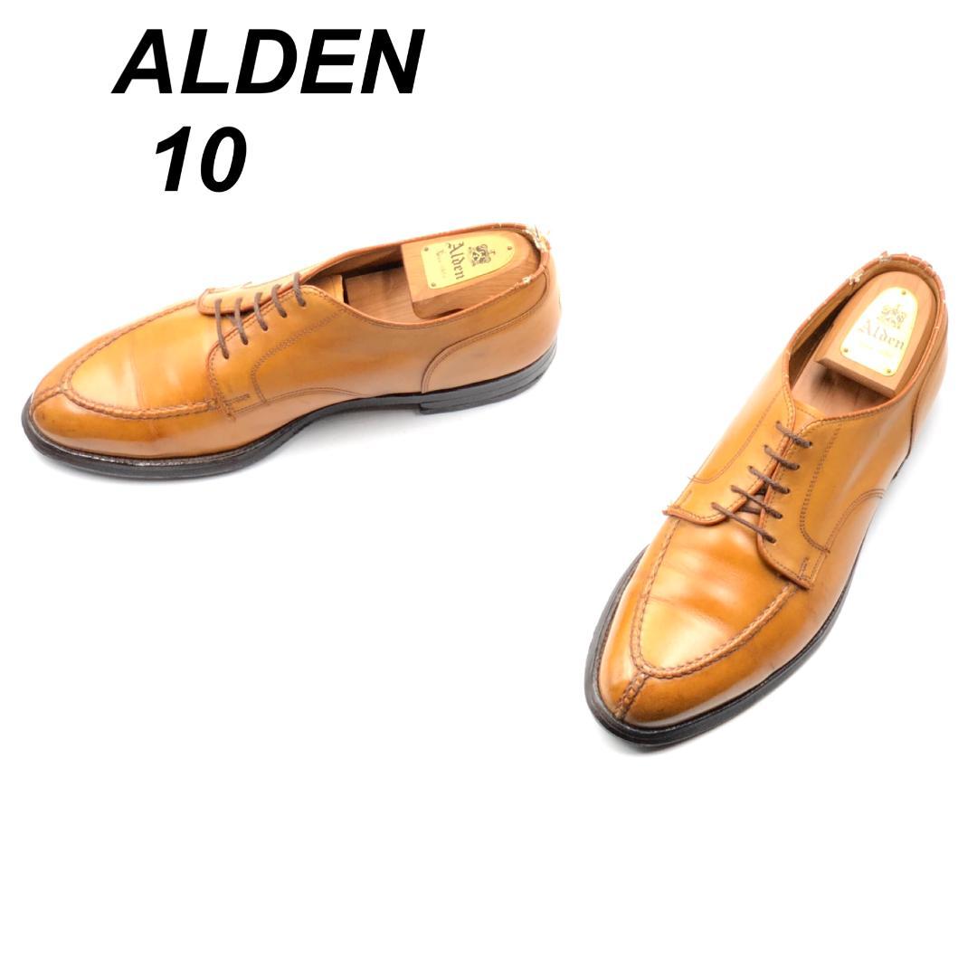ALDEN オールデン 10 962 Vチップ 外羽根 茶