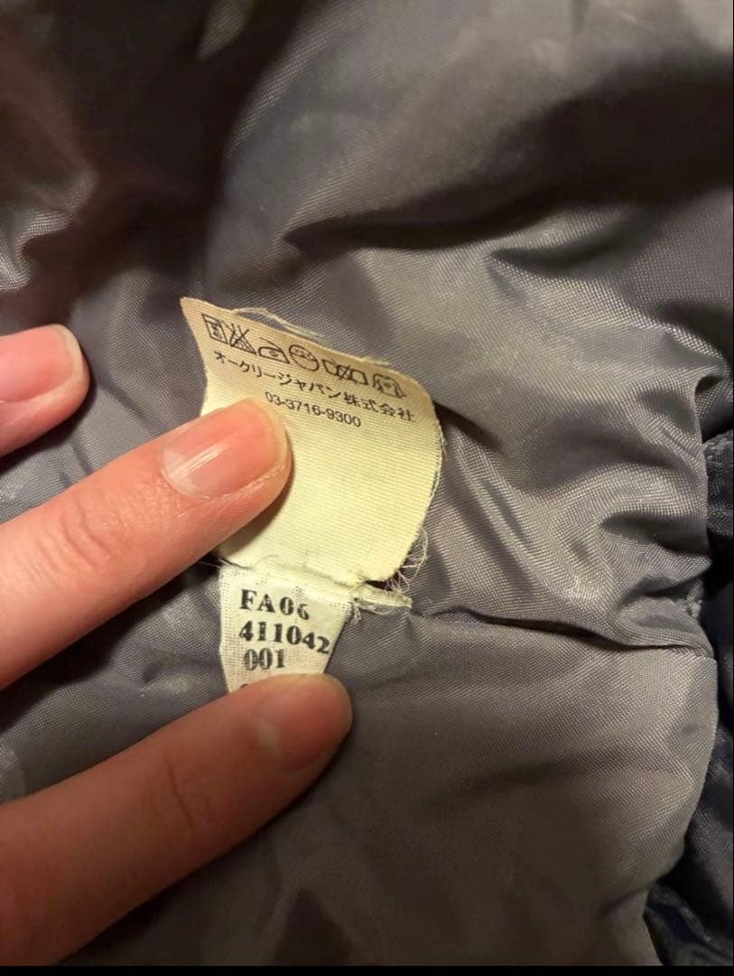 00s oakley ランダムステッチ ダウンジャケット archive