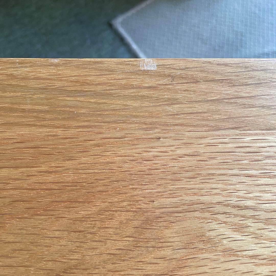 無印良品 無垢材デスク（引出付）・オーク材（廃番品）