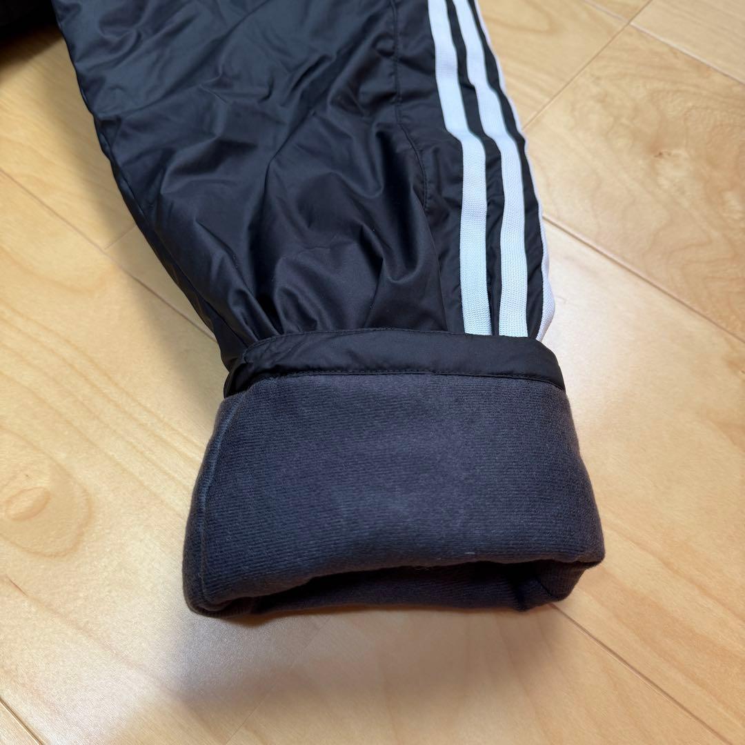 adidas ベンチコート　中綿コート　スーパーロング　防寒　黒ブラック　L新品