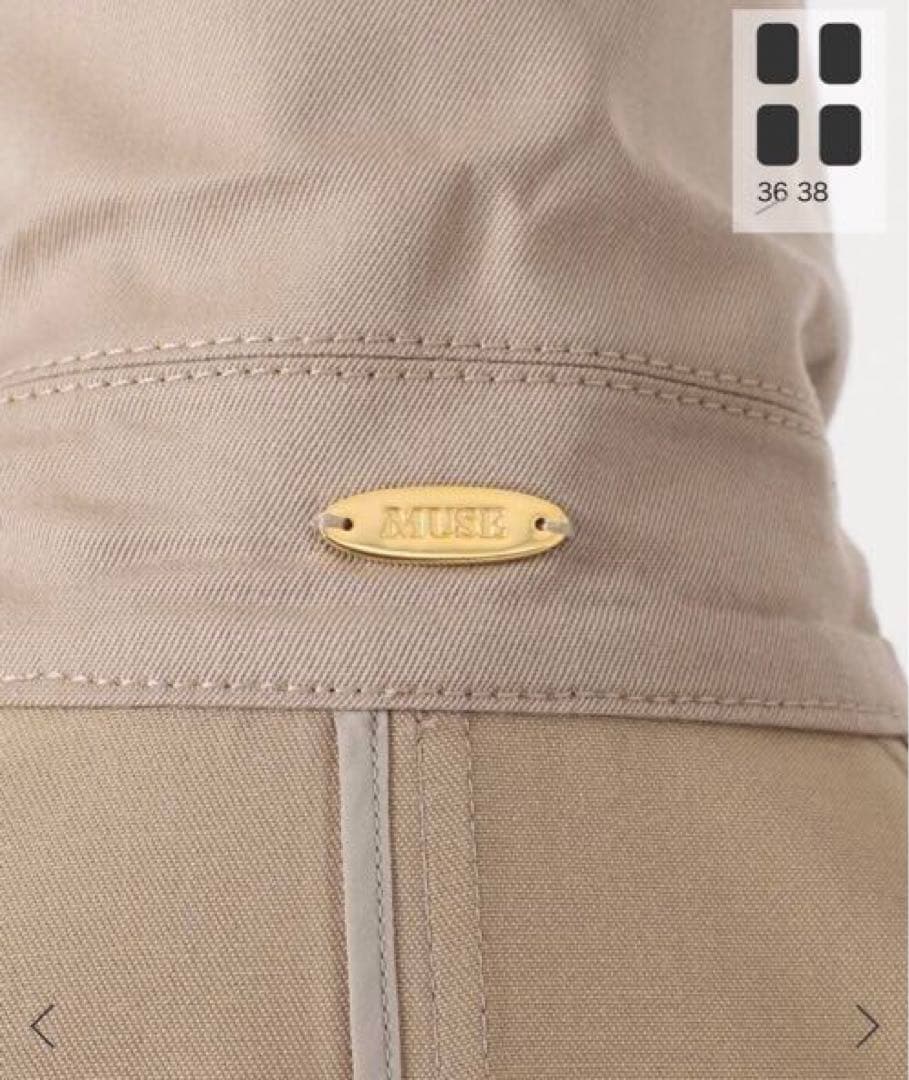 新品未使用品*WOOLSILK ギャバトレンチコート