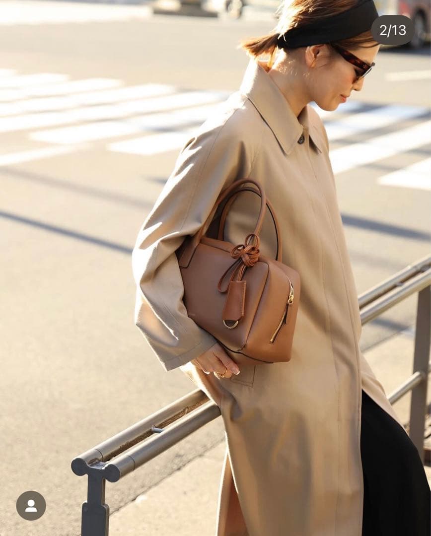 新品未使用品*WOOLSILK ギャバトレンチコート