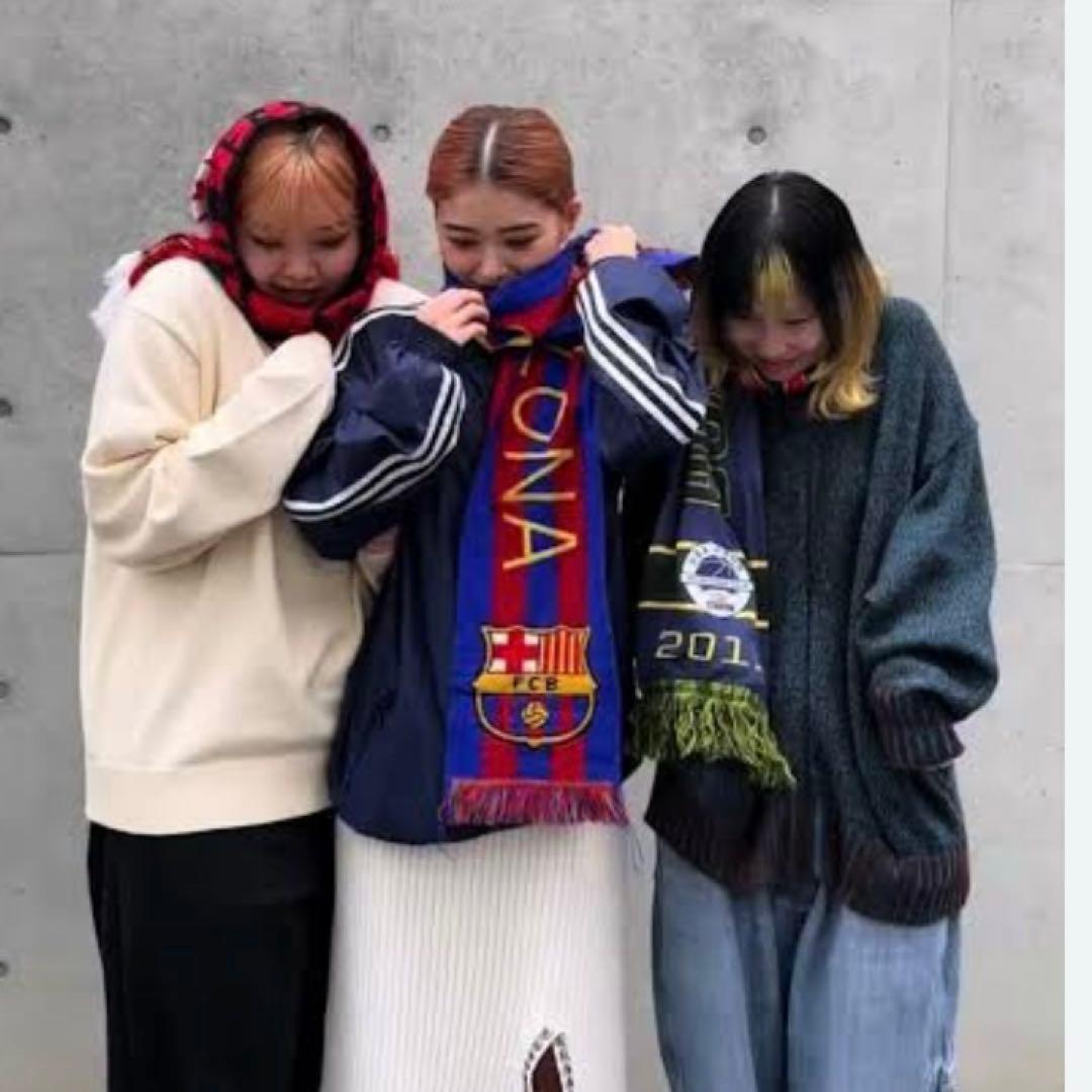 90s’VINTAGE SASKATCHEWAN ROUGHRIDERSマフラー