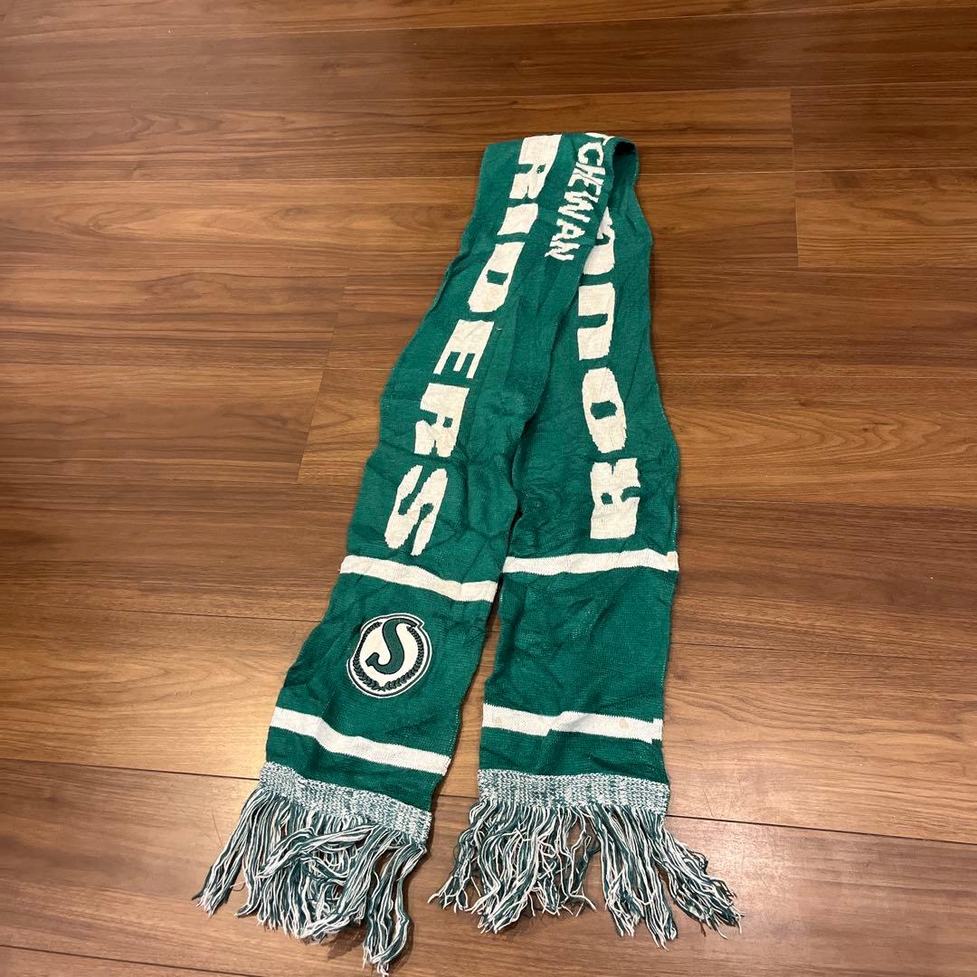 90s’VINTAGE SASKATCHEWAN ROUGHRIDERSマフラー