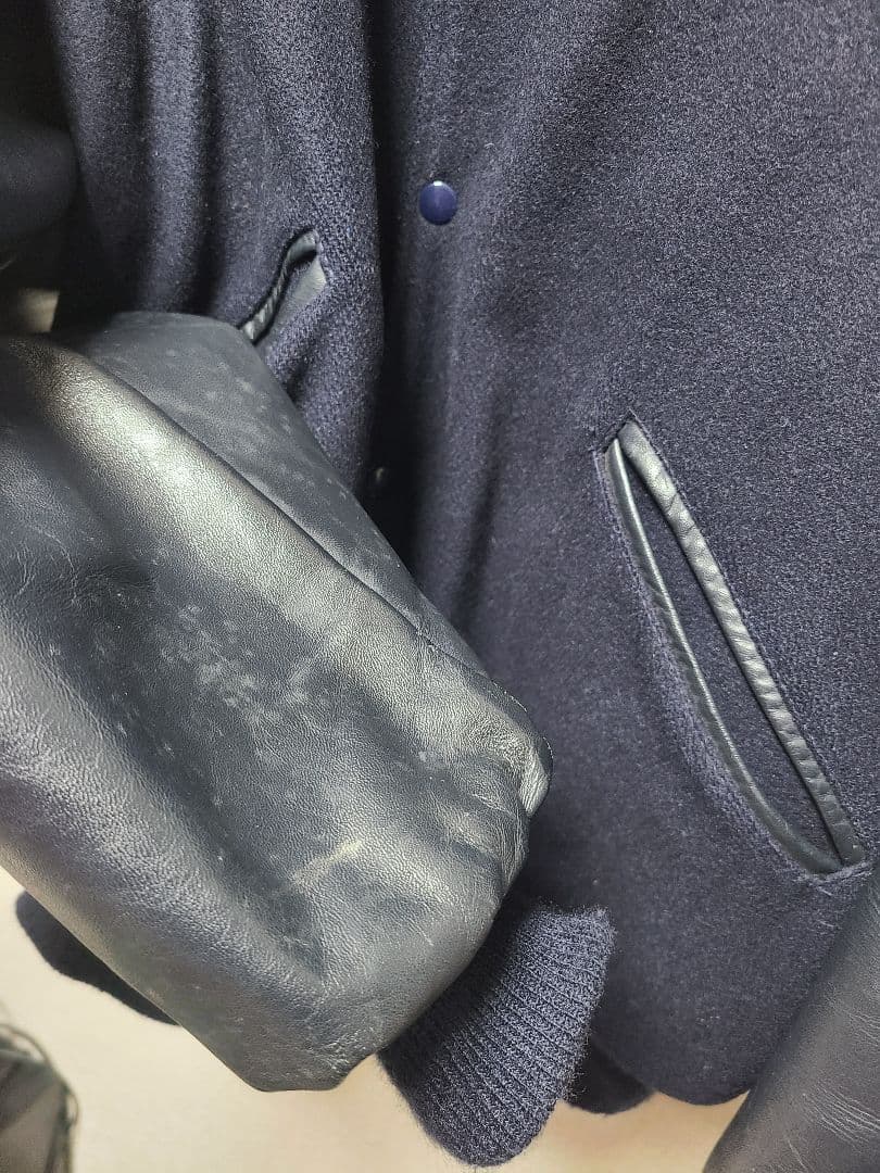 R*R様 80's USA BUTWIN スタジャン ネイビー XL位 - メルカリ