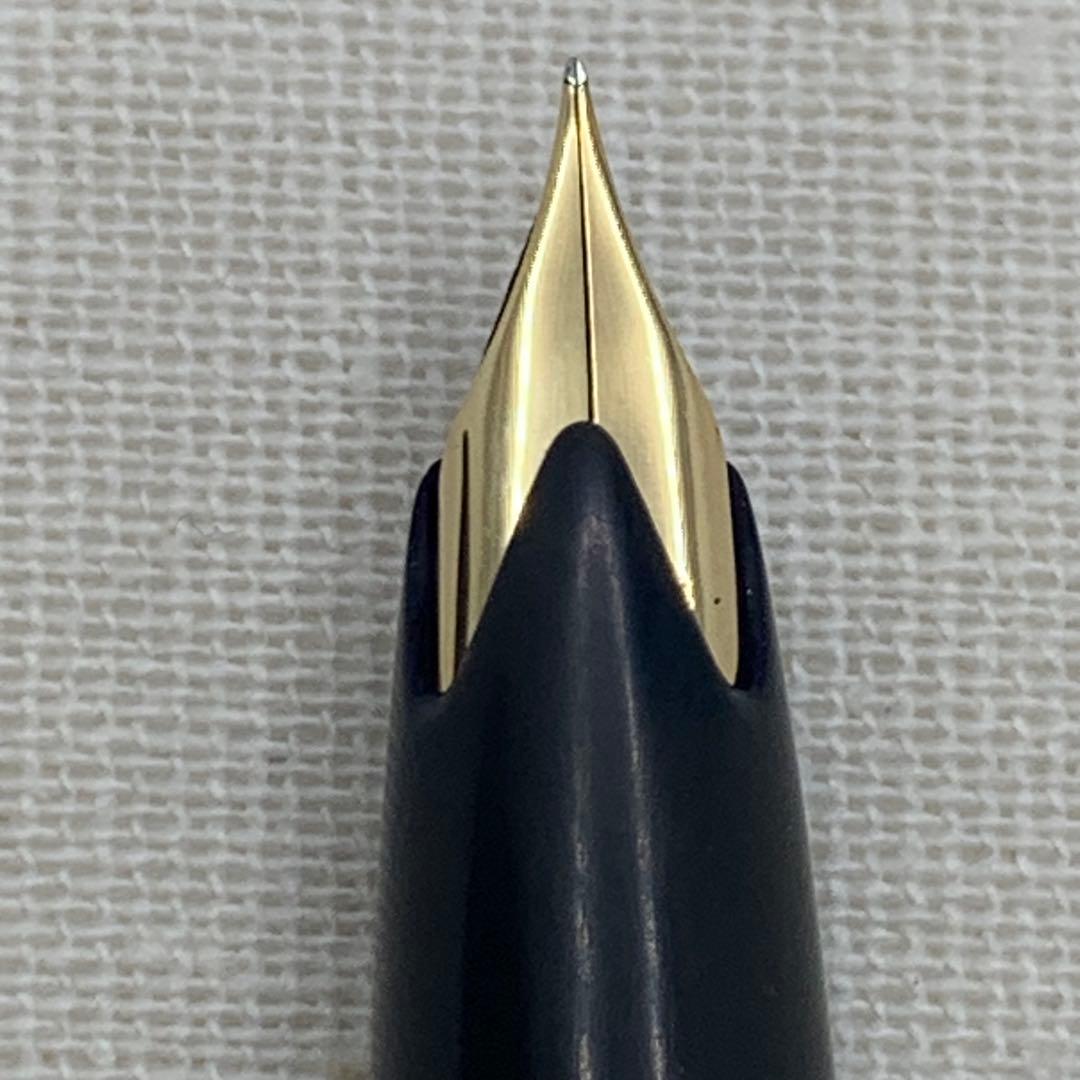 希少良品】モンブラン no.12 グレー軸 18C EF 万年筆