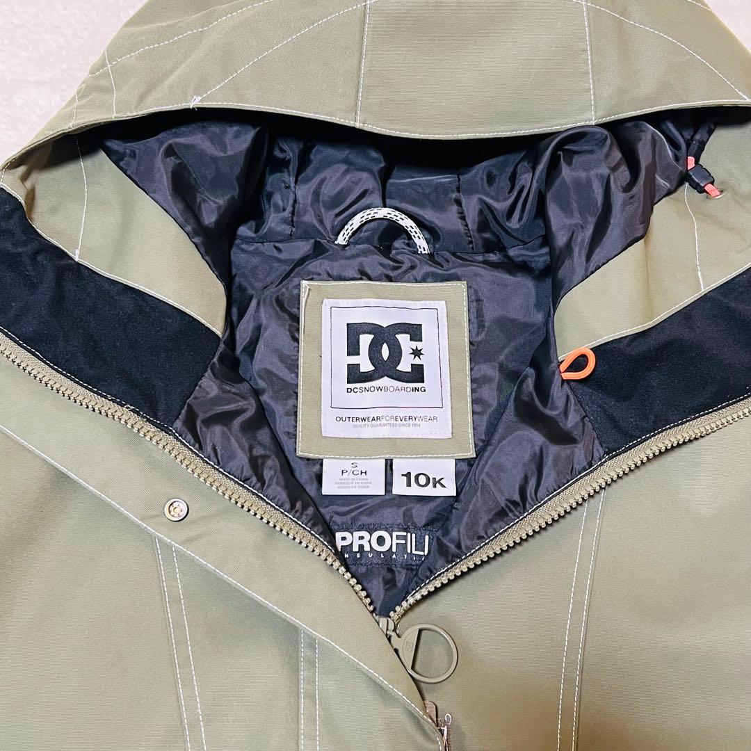 DC シューズ スノーボードウエア レディース ジャケット カーキ Sサイズ