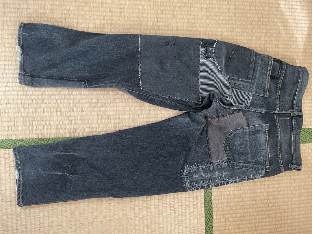 WHIZ LIMITED ウィズリミテッド　赤耳 パッチワークデニムパンツ M