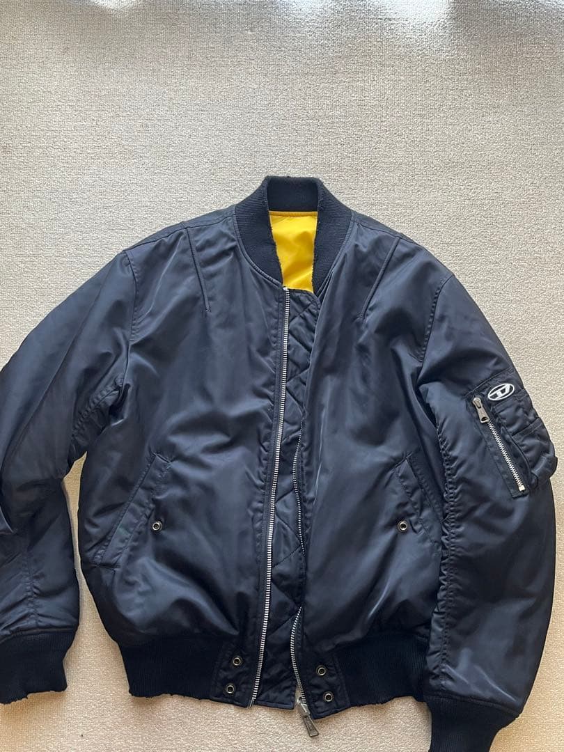 DIESEL MA-1 ブラック リバーシブル ダメージ加工の通販｜www.myxop.com