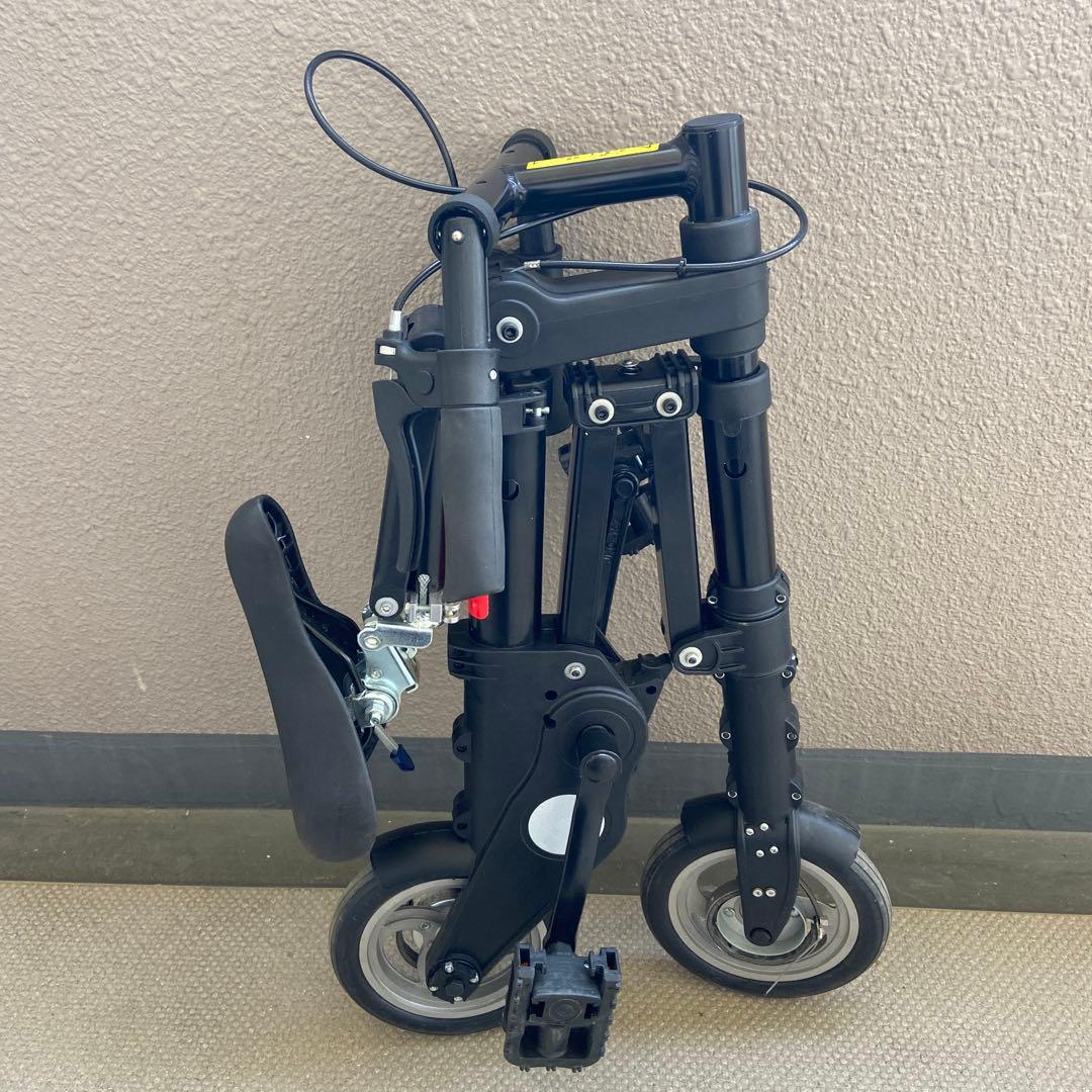 折りたたみ自転車 ブラック　稼働品　持ち運び　ミニベロ　美品