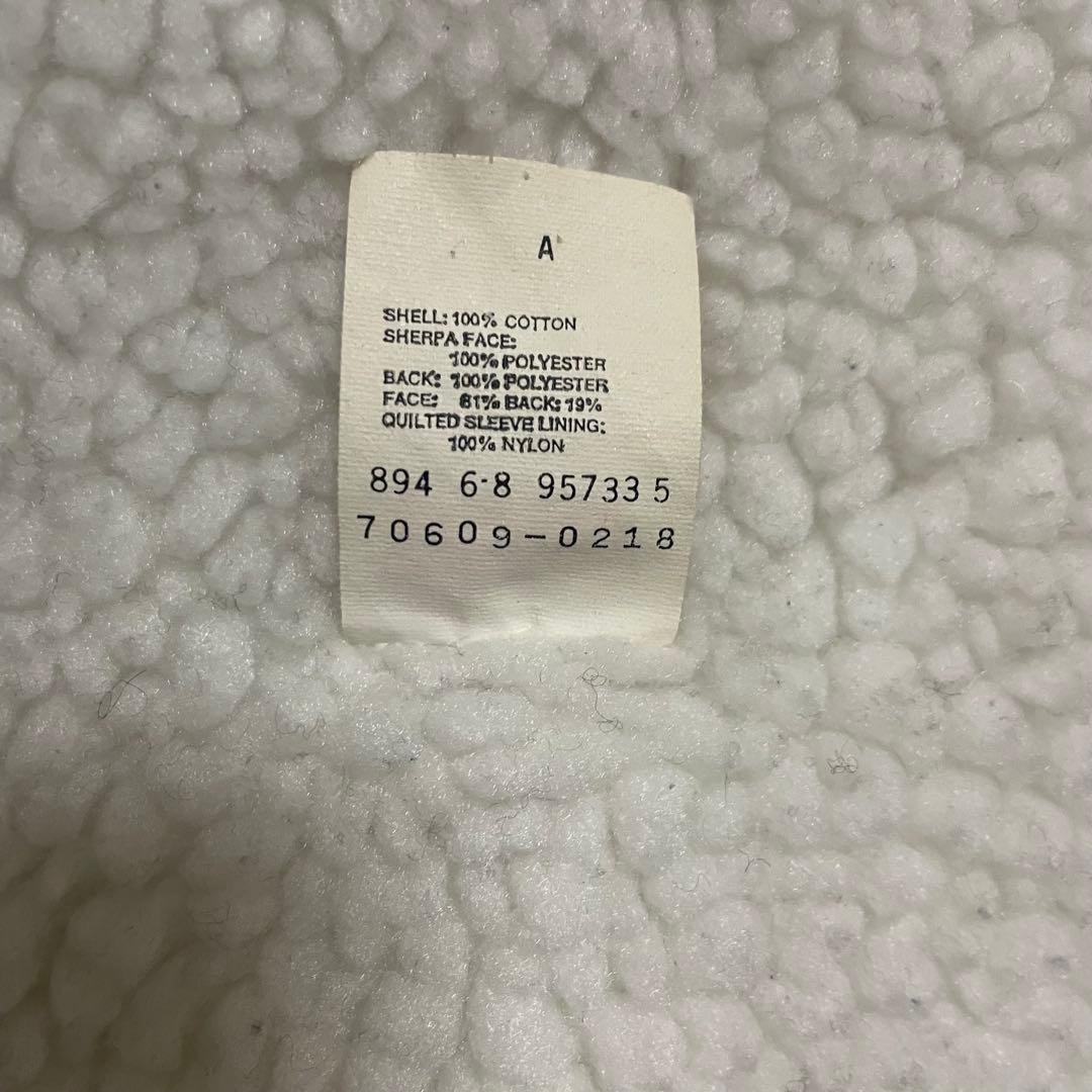 80s USA製 リーバイス デニムボアジャケット 70609-0218 4th